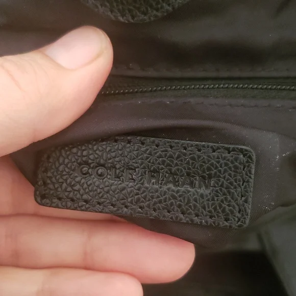 Cole Haan Black Leather Bag - Picture 4 of 8